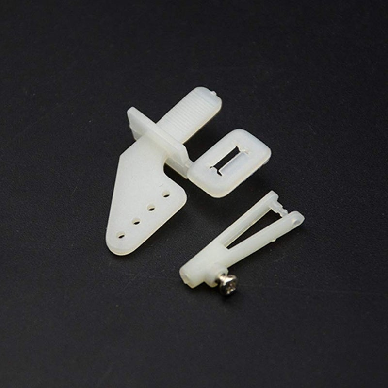 WMYCONGCONG 20 Set Nylon Micro Control Horns 21x11 mm 4 Hole for RC Airplane Remote Control Foam Electric Park Flyers Parts - Image 1